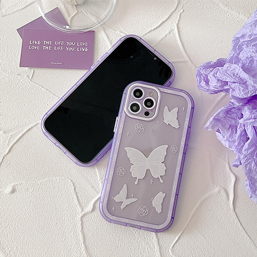 Capa para celular pintada com borboleta