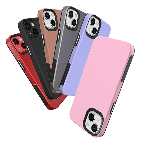 Capa protetora à prova de choque para telefone com suporte de proteção de nível militar